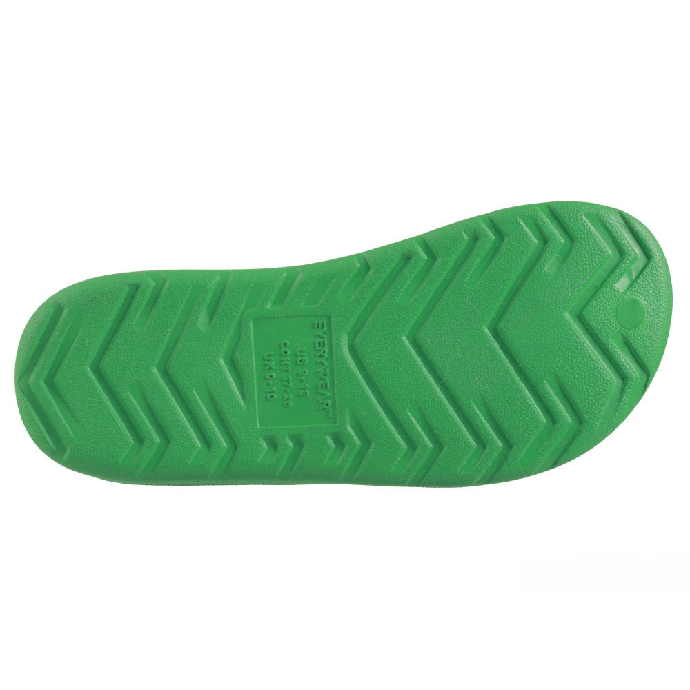 Kid’s Sol Bounce Splash &amp; Play Clog in Green Bottom Sole Tread