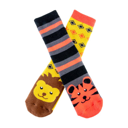 Kid’s 2-Pack Animal Toasties™ Slipper Socks - animal
