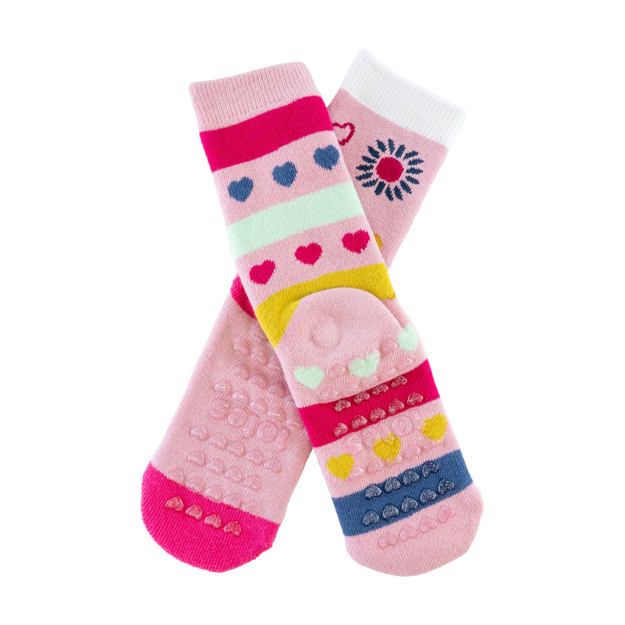 Unicorn Toasties Kids Socks - Unicorn gripper bottom